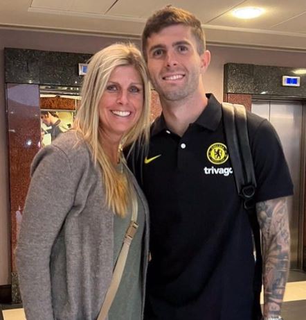 Kelley Pulisic with her son Christian Pulisic